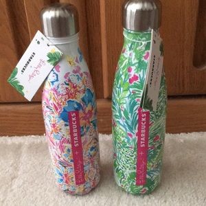 Lilly Pulitzer + Starbucks S’well Bottles Set of 2
